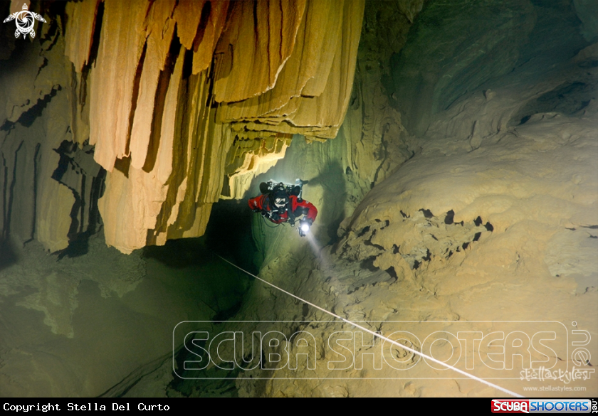 A Curtain stalactites