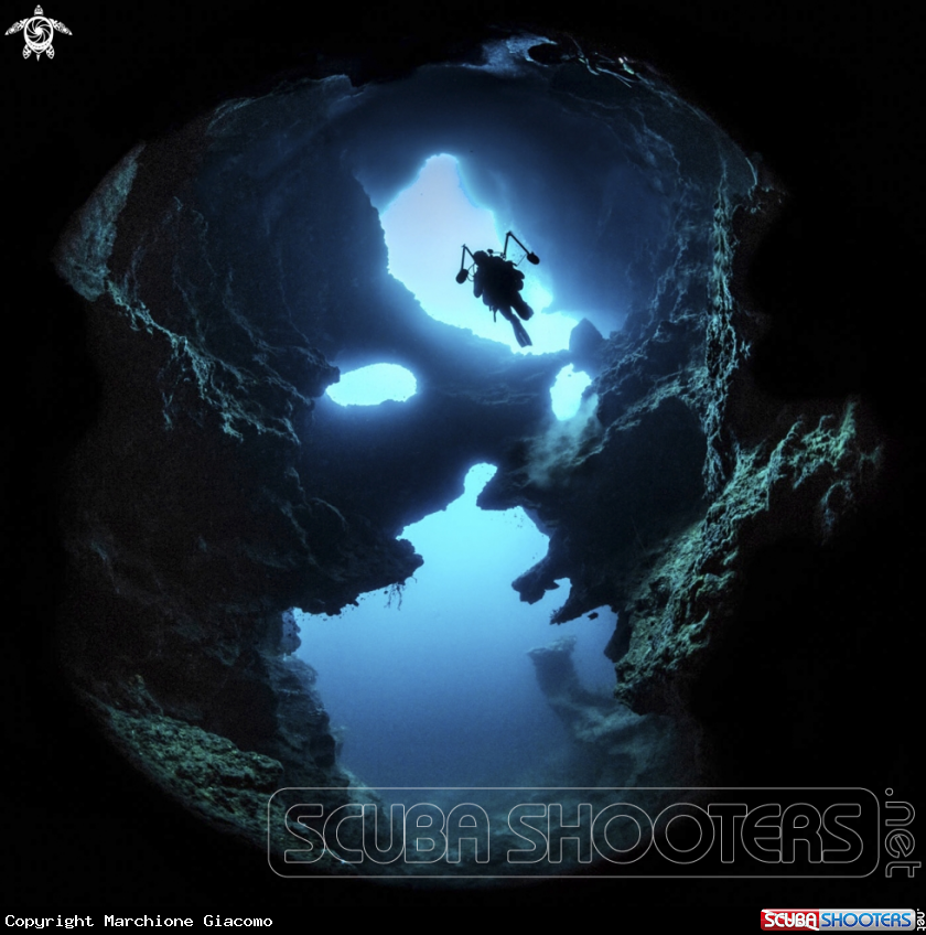 A Pescator island cave