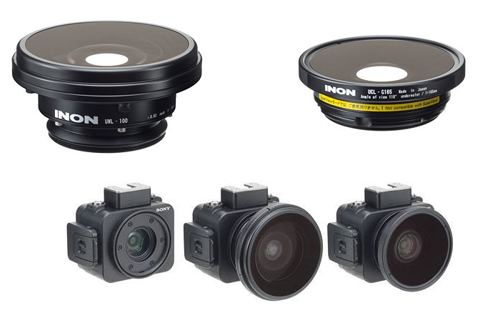 INON UWL-10028M55 and UCL-G165 M55