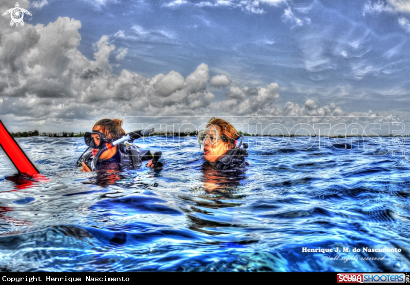 A Just enjoy the beauty of Diving