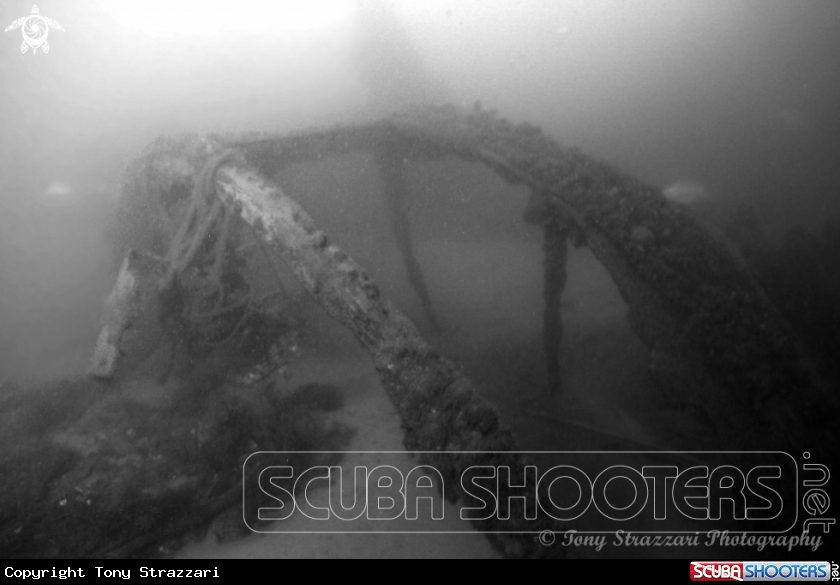 A Paddlewheel on an 1877 wreck