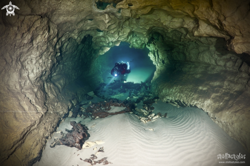 A Underwater cave
