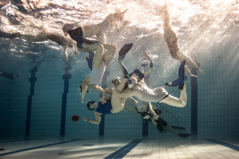 A Underwater rugby