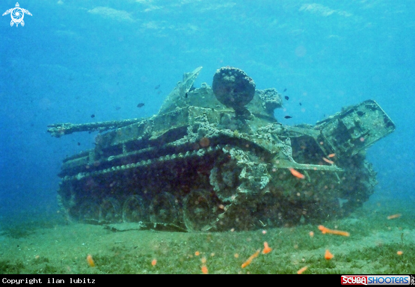 A tank wreck