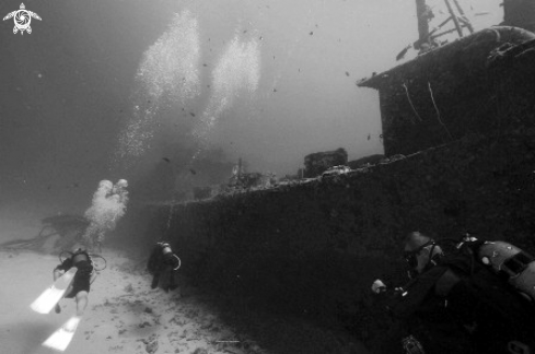 A Stella Maru shipwreck,25 metres