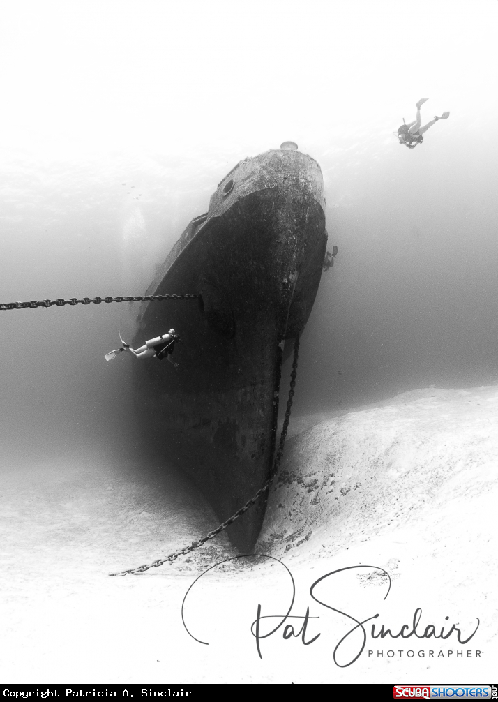 A wreck of the Kittiwake
