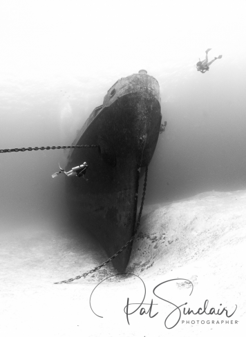 A wreck of the Kittiwake