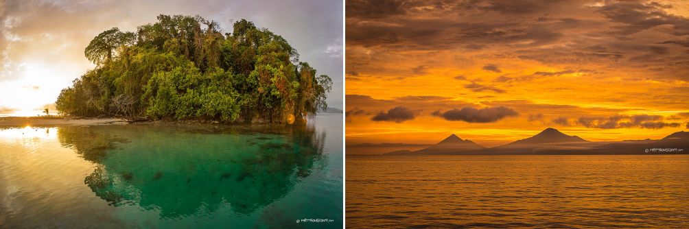 Sunset in Papua New Guinea
