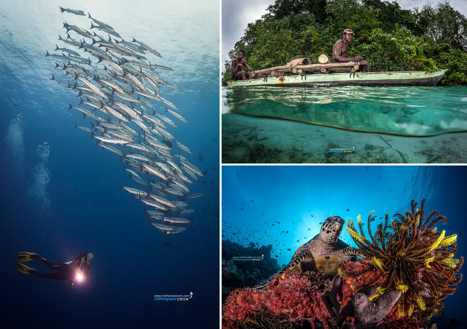 Papua New Guinea above and under water