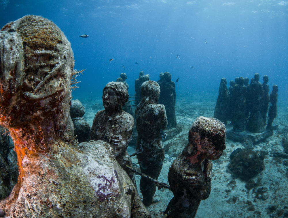 Underwater Musa Museum in Mexico