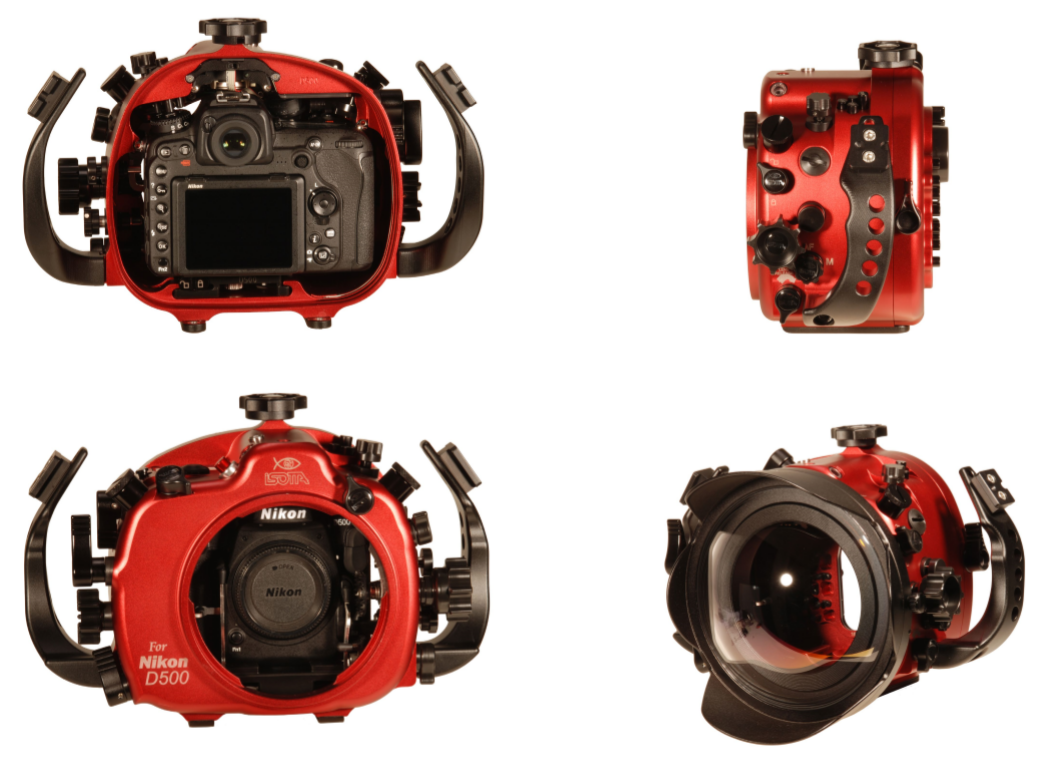 Isotta housing for Nikon D500 - details