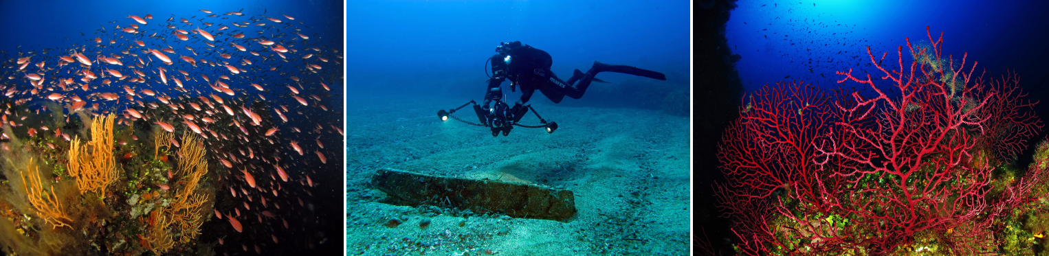 Underwater experience in Ventotene